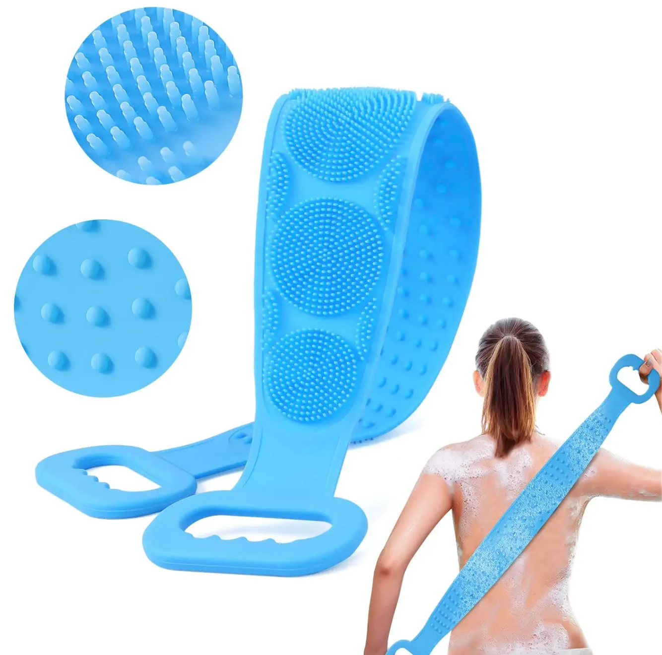Eco-Friendly Silicone Bath Brush (Buy 1 Get 1 Free)