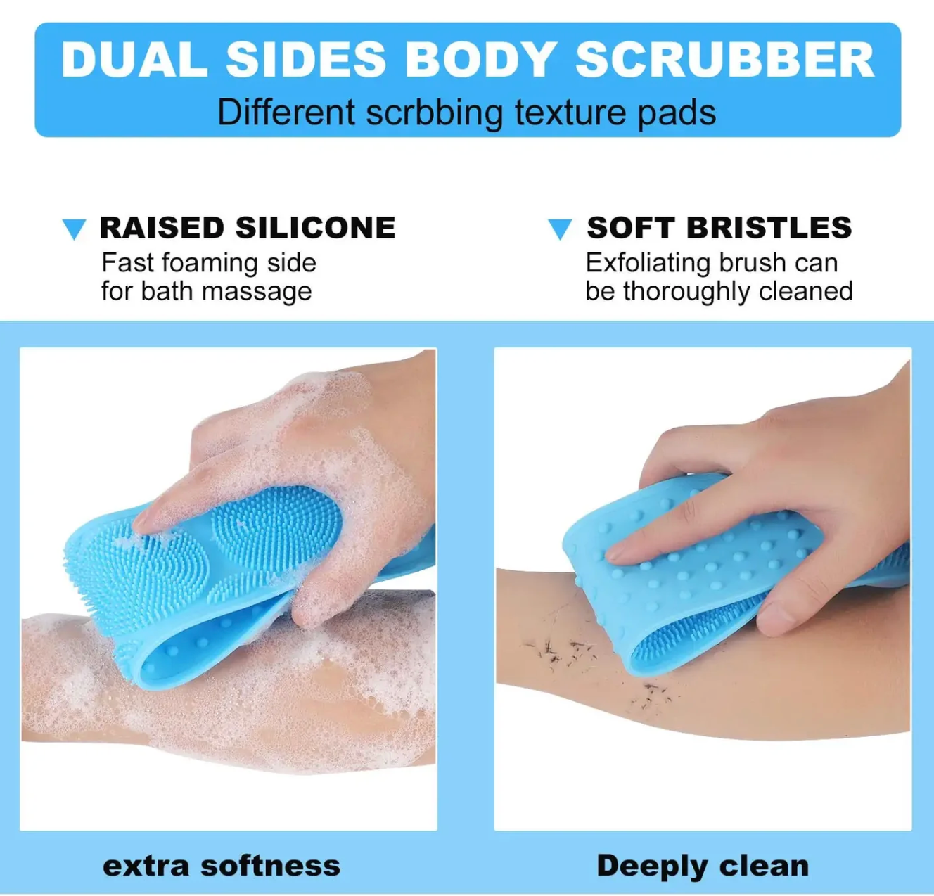 Eco-Friendly Silicone Bath Brush (Buy 1 Get 1 Free)