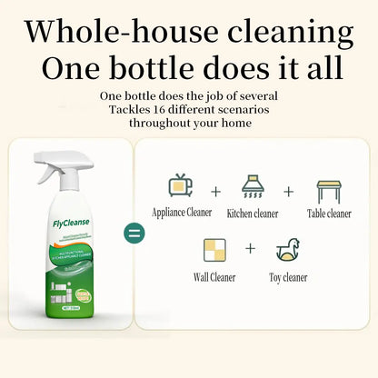🔥 Fly Cleanse Multi-Purpose Kitchen Grease Cleaner (Buy 1 Get 1 Free)