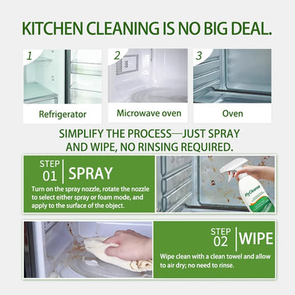 🔥 Fly Cleanse Multi-Purpose Kitchen Grease Cleaner (Buy 1 Get 1 Free)