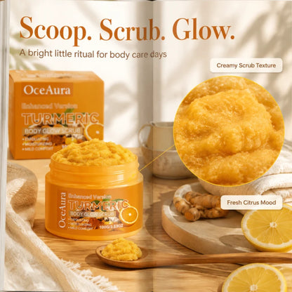 Turmeric & Lemon Body Scrub – Brightening Glow Treatment