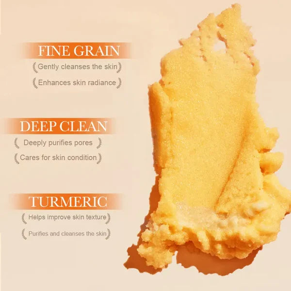 Turmeric & Lemon Body Scrub – Brightening Glow Treatment