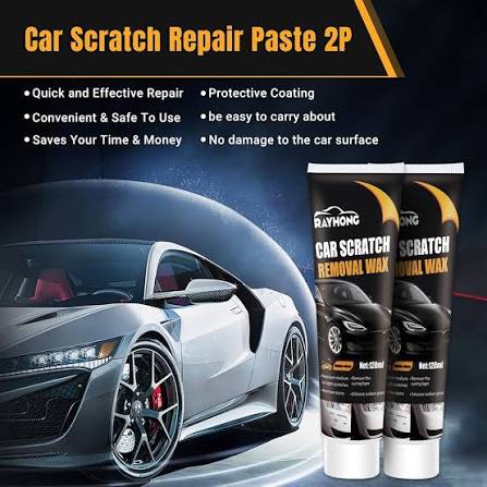 Car Scratch Removal Wax Pack of 2
